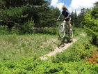 Descente à VTT dans le Briançonnais