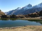 Vue sur le glacier de Monetier les Bains du Plateau d'Emparis