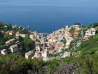 Manarola au départ du sentier "la Via Dell'Amore"