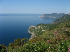 Paysage Cinque Terre en bord de mer